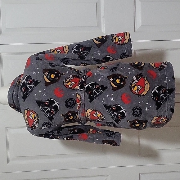 Kids Angry Birds Star Wars Soft Bathrobe - Size 10 - Picture 2 of 3